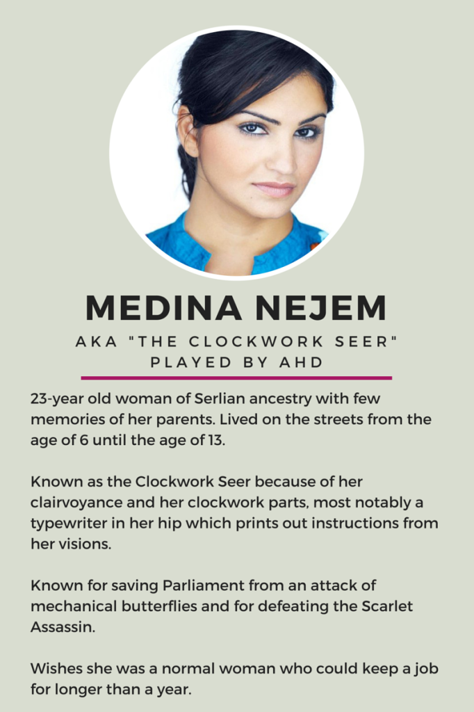 Clockwork Seer Profiles - Medina Nejem