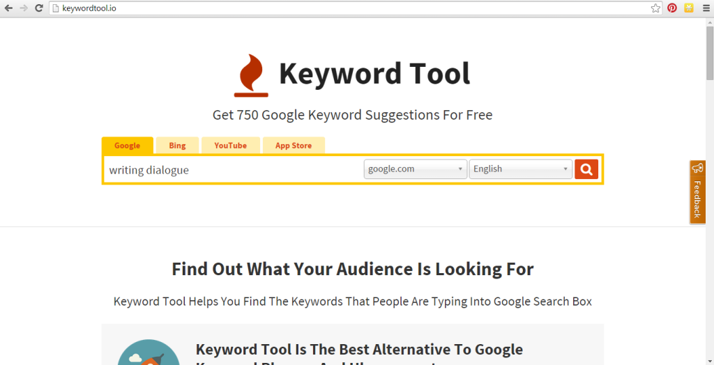 Optimizing Your Author Website for Google: Use Keyword Tool Io