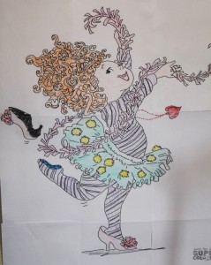 Pin the Accessories on Fancy Nancy (Fancy Nancy Birthday Party)