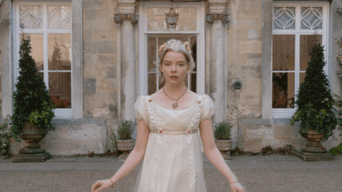 Gif of Emma walking from the 2020 film