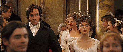 Elizabeth and Mr. Darcy dancing in 2005 Pride and Prejudice
