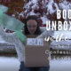 Book unboxing in the snow - The True Confessions of a London Spy