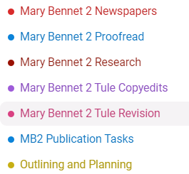 More Categories: Newspapers; Proofread; Research; Copyedits; Tule Revision; Publication Tasks; Outlining and Planning